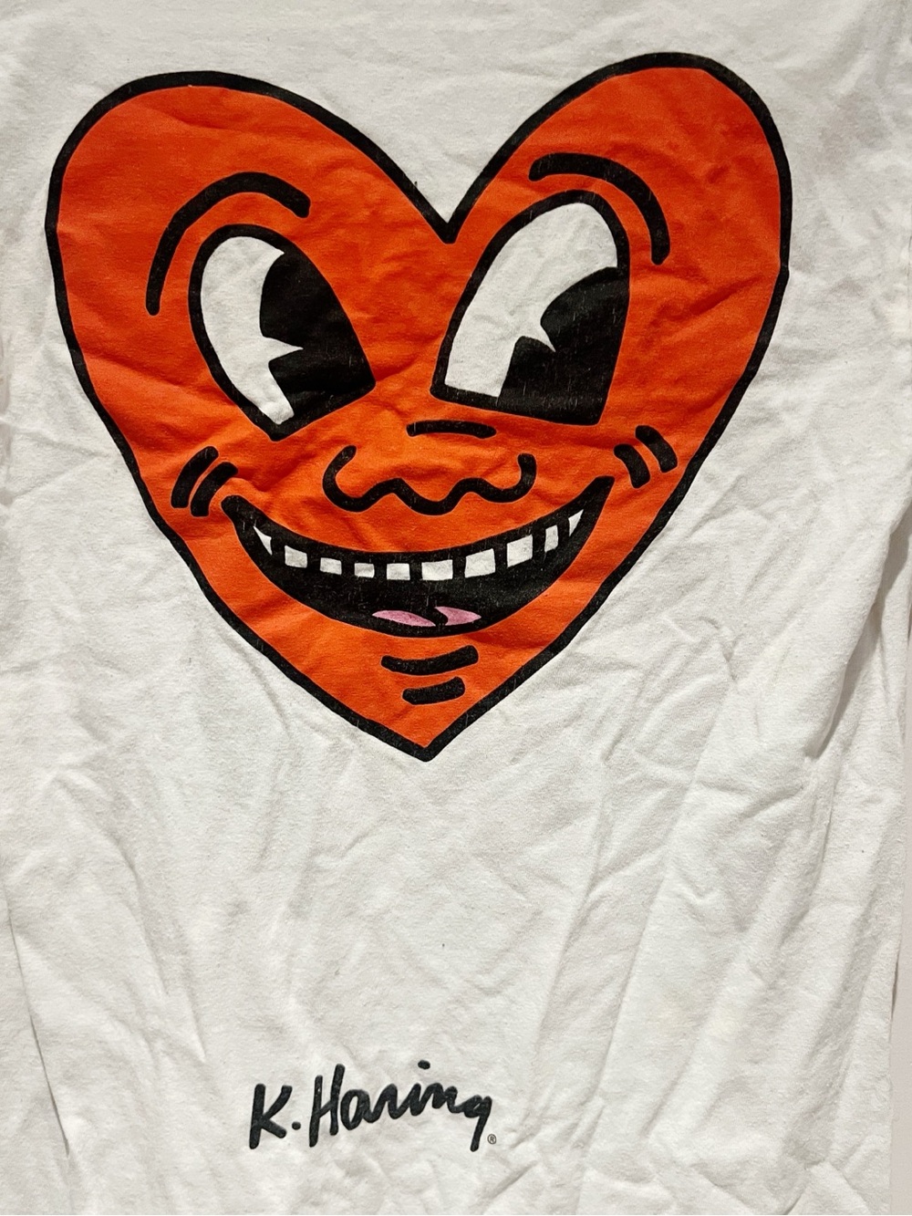 Keith Haring Heart T-Shirt - Picture 6 of 7